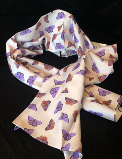 New Butterfly Scarves – exclusive design to MWiB – now in stock