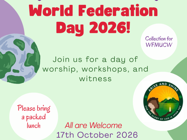 Arise and Shine for World Federation Day 2026 – Saturday 17th October